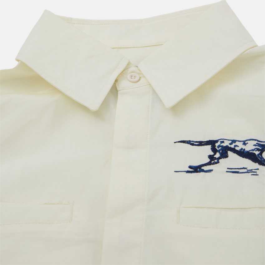 Jungles Jungles Shirts LIVE YOUR LIFE WITH EASE BUTTON UP WHITE MEL